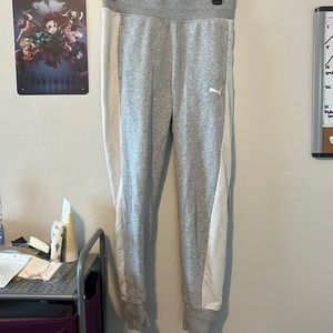 Grey puma joggers